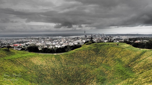 Auckland city landscape moody clouds .jpg